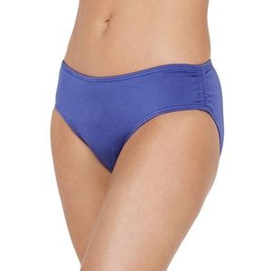 CALVIN KLEIN Women's Hipster Bikini Bottoms Large Violet Shimmer Swimwear‎ NWT